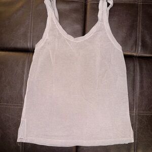 Nike Women's Light Gray Tank Top